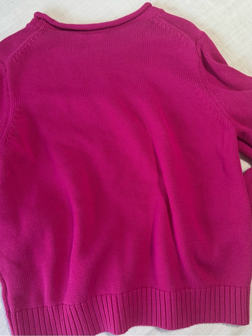 GAP Women's Crewneck Sweater in Fuchsia - Picture 5 of 5
